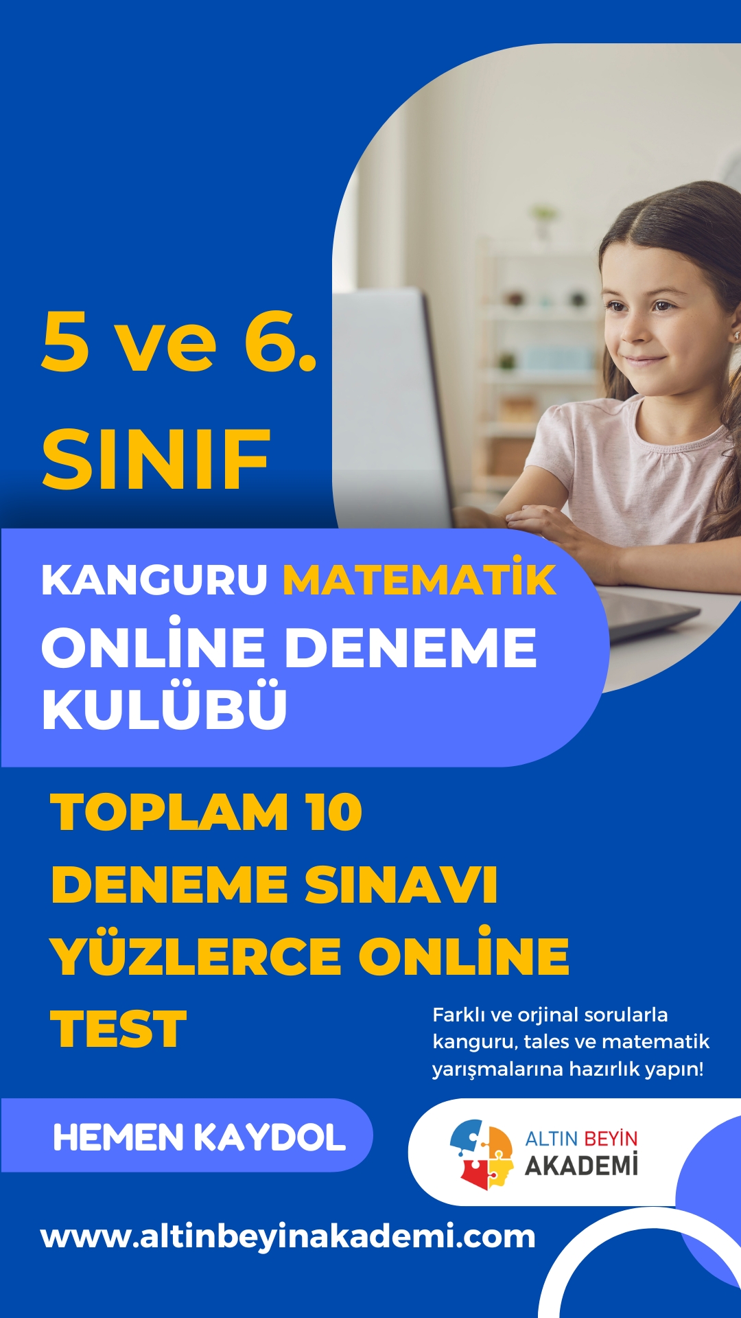 5. ve 6. Sınıf Online Kanguru Matematik Deneme Kulübü